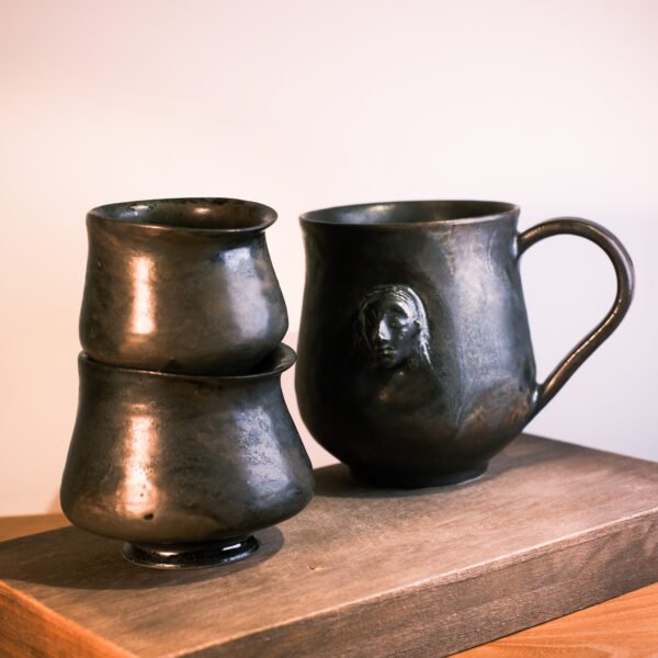 Dark Metal face cup